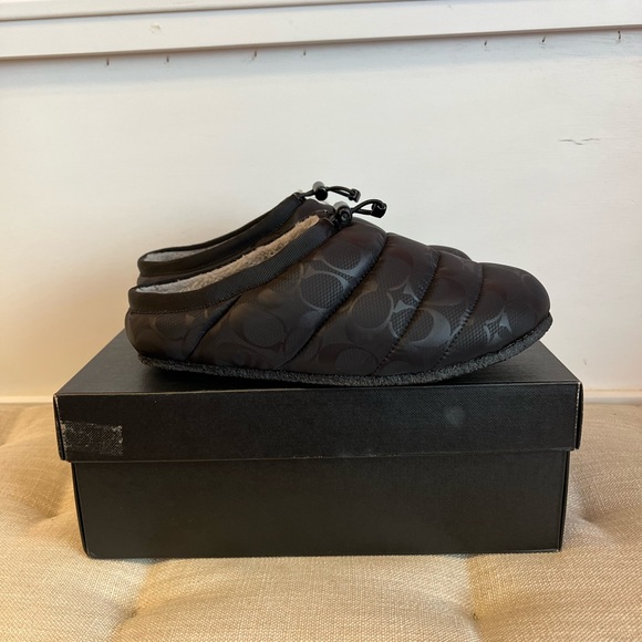 Coach Rachelle Monogram Quilted Nylon Slippers - Picture 2 of 7